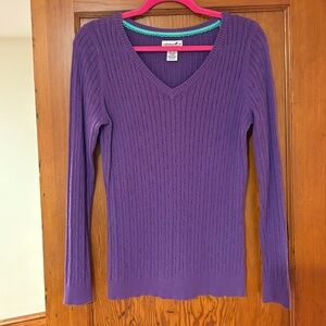 Purple Knit Sweater